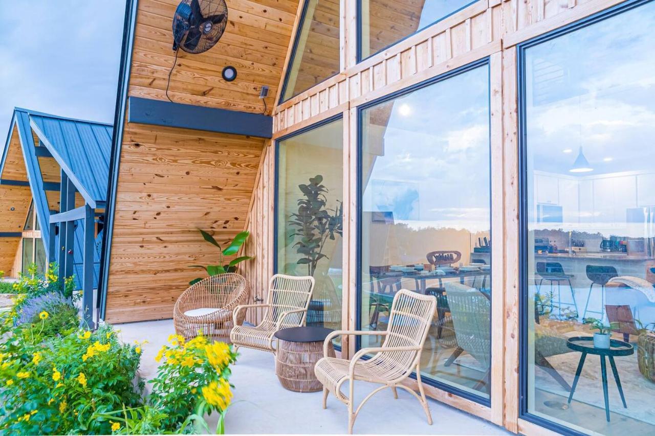Gruene Daze Chalet - Stylish Aframe - Escape The Ordinary New Braunfels Eksteriør bilde