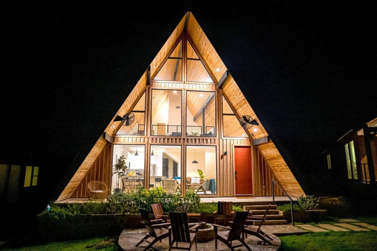 Gruene Daze Chalet - Stylish Aframe - Escape The Ordinary New Braunfels Eksteriør bilde